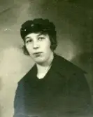 Lisa Svallin som elev vid Örebro läns småskollärarinneseminarium, 1920-tal