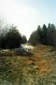 Vy över Kvistbro bangård mot Mullhyttemo, 1997
