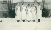 Vänersborgs lasarett. Gruppbild sköterskor