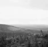 Borlänge, Idkerberget. Utsikt från Idkerbergets klack åt nordväst.