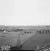 Borlänge, från Stora Tuna kyrka. Tunaslätten och Gustafs.