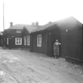 Falun, gammal gård i hörnet av Engelbrektsgatan och Herrgårdsgränd.