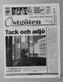 Det sista numret av tidningen Östgöten