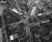 Flygbild över Linköping hösten 1959