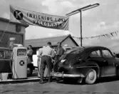 Den 6 september 1957 öppnade Koppartrans en ny bensinmack på Norrköpingsvägen 3 i Tannefors