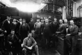 Personal i Lokverkstaden, omkring 1930
