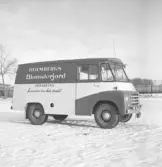 Firmabil för Holmbergs blomsterjord i Västerås 1958