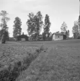 Falun, dammen, Lilla Kårarvet. Björkallé och småstugor.