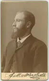 Porträtt på J. M.  Åkerstedt.