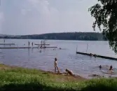 Badplats, Vikmanshyttan 1977.