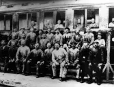 Vagnverkstadspersonal på Centralverkstäderna, 1940-tal