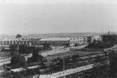 Vagnsverkstaden sett från länslasarettet 1907