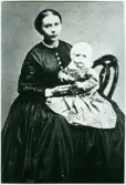 Sannolikt Sara Elisabet Bothén, senare Nyström med Ellen f. 1866