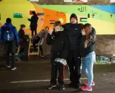 Muralmålning i Hagalund