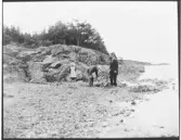 Reprofotografi. Utgrävning med F Nordin och Blomquist