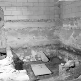 Växjö domkyrka, restaurering 1957. N4: Biskop Wiraenius grav.