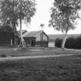Falun, nedre Varggården, bod med vällingklocka 1926.