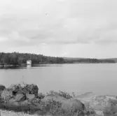 Falun, väster och öster om Varpan. Bäckehagens badhus.