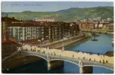 Vykort föreställande Bilbao. 1900-tal (tidigt till mitten av århundrandet). Från Sjöman Gunnar Henrikssons samling.