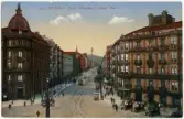 Vykort från 1900-talet (tidigt till mitten av århundrandet) föreställande Bilbao. Med texten 