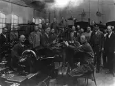 Personal på Centralverkstädernas telegrafverkstad, 1925