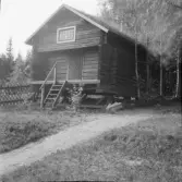 Säter, Gustafs, Mora. Edenholms härbre flyttat från Solvarbo.