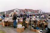 Jitex BK knallemarknad på Frejaplan i Mölndal, oktober 1993.
