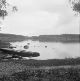 Falun, kring Hosjön från Rottneby, mot St Näs, Backberget och Lilla Näs, Stämshöjen och Höjen.