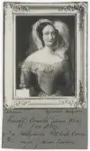 Porträtt på Elisabeth juliana Aminoff Född år 1811 och död år 1877.