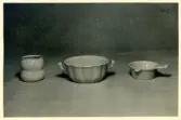 Skålar från Bo Fajans, 1900-talets mitt.
