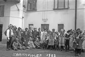 Utklädda till karneval i Örebro, 1922