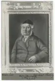 Porträtt på Köpmannen Johan Lorentz Béen. född år 1777 död år 1847.