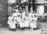 Personal på Hålahults sanatorium, 1908