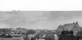 Panorama över Örebro med storbron i blickfånget, 1910-tal