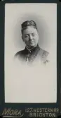 Kvinnoporträtt av Harriet Norton född Barclay, fotograf P.C MORA, Brighton.