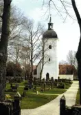 Grödinge kyrka sedd från väster. 