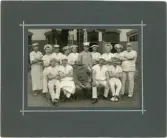 Bagarmästare Erik Nyman med personal, Uppsala 1906