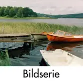 Serie om nio fotografier som visar Rådasjön i Mölndal, år 1994.