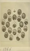 Porträttgalleri från 1866.