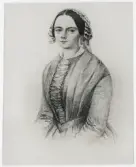 Porträtt på Friherrinna Augusta Jacquette Cederström.