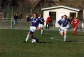 Fotbollslaget Jitex BK spelar match mot Lotorps IF på Kvarnbyvallen i Mölndal, lördagen den 17 maj 1997. Jitex BK förlorade matchen med 0-5.