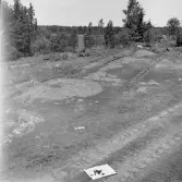Romfartuna sn Äs RAÄ 119 Arkeologisk undersökning utförd av Vlm / Åke Hyenstrand och Ann Nilsson 1967.
A2 Stensättning, rund (Södra delen) efter avtorkning.