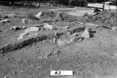 Romfartuna sn Äs RAÄ 119 Arkeologisk undersökning utförd av Vlm / Åke Hyenstrand och Ann Nilsson 1967.
A2 Stensättning, rund (Södra delen) efter rensning.
