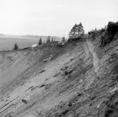 Romfartuna sn Äs RAÄ 119 Arkeologisk undersökning utförd av Vlm / Åke Hyenstrand och Ann Nilsson 1967
A3 Stenkista, raserad, belägen vid grustagskant NNÖ respektive Ö om gravfältet.