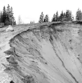 Romfartuna sn Äs RAÄ 119 Arkeologisk undersökning utförd av Vlm / Åke Hyenstrand och Ann Nilsson 1967
A3 Stenkista, raserad, belägen vid grustagskant NNÖ respektive Ö om gravfältet.