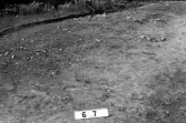 Romfartuna sn Äs RAÄ 119 Arkeologisk undersökning utförd av Vlm / Åke Hyenstrand och Ann Nilsson 1967
A7 Stensättning, rund (Södra delen) efter rensning.