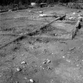 Romfartuna sn Äs RAÄ 119 Arkeologisk undersökning utförd av Vlm / Åke Hyenstrand och Ann Nilsson 1967
A8 Husgrund, markerad av lerklining, härdar och stolphål.
Översikt.
