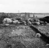 Romfartuna sn Äs RAÄ 119 Arkeologisk undersökning utförd av Vlm / Åke Hyenstrand och Ann Nilsson 1967
A10 Stensättning, rund.