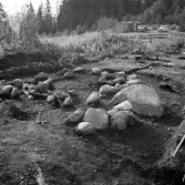 Romfartuna sn Äs RAÄ 119 Arkeologisk undersökning utförd av Vlm / Åke Hyenstrand och Ann Nilsson 1967
A10 Stensättning, rund.