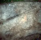 Romfartuna sn Äs RAÄ 119 Arkeologisk undersökning utförd av Vlm / Åke Hyenstrand och Ann Nilsson 1967
Gravfältet efter avtorvning.
Tornfoto.
Samhör med:  Inv.nr 18164